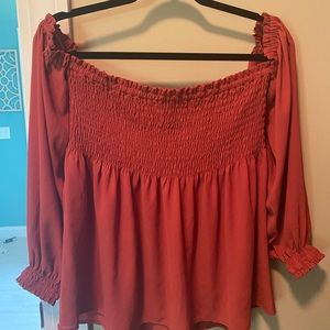 Express off shoulder top size M